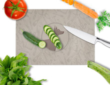 Load image into Gallery viewer, Mexican Hairless Dog Xolo In the Kitchen Glass Cutting Boards – Durable, Decorative Kitchen Art Large CK2217LCB