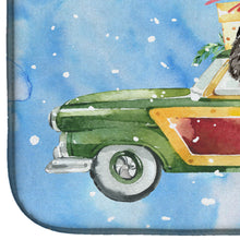 Load image into Gallery viewer, Merry Christmas Bouvier des Flandres Dish Drying Mat – Absorbent, Artistic Kitchen Essentials CK2398DDM