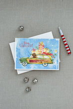 Load image into Gallery viewer, Merry Christmas Labradoodle Greeting Cards -  Blank Note Cards – 8-Pack of Artist-Designed Cards with Envelopes