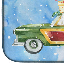 Load image into Gallery viewer, Merry Christmas Maltese Dish Drying Mat – Absorbent, Artistic Kitchen Essentials CK2414DDM