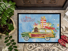 Load image into Gallery viewer, Merry Christmas Newfoundland Doormat - 24x36 Decorative Floor Mat – Indoor/Outdoor Rug with Artistic Flair CK2416JMAT