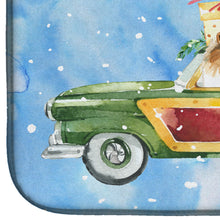 Load image into Gallery viewer, Merry Christmas Collie Dish Drying Mat – Absorbent, Artistic Kitchen Essentials CK2418DDM