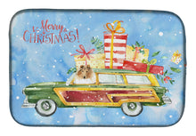 Load image into Gallery viewer, Merry Christmas Collie Dish Drying Mat – Absorbent, Artistic Kitchen Essentials CK2418DDM
