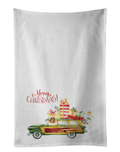 Load image into Gallery viewer, Merry Christmas Collie White Kitchen Towel Set of 2