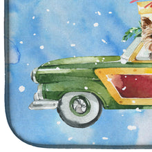 Load image into Gallery viewer, Merry Christmas Yorkshire Terrier Dish Drying Mat – Absorbent, Artistic Kitchen Essentials CK2431DDM