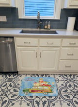 Load image into Gallery viewer, Merry Christmas Yellow Labrador Retriever Machine Washable Memory Foam Mat CK2439RUG