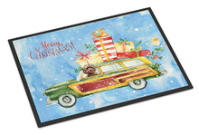 Load image into Gallery viewer, Merry Christmas Brown Cockapoo Doormat - 24x36 Decorative Floor Mat – Indoor/Outdoor Rug with Artistic Flair CK2446JMAT