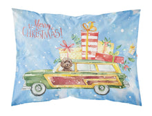 Load image into Gallery viewer, Merry Christmas Brown Cockapoo  Standard Pillowcase – Artistic Decorative Front, White Back CK2446PILLOWCASE
