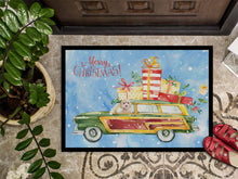 Load image into Gallery viewer, Merry Christmas Champagne Cockapoo Doormat - 18x27 Decorative Floor Mat – Indoor/Outdoor Rug with Artistic Flair CK2448MAT