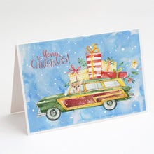 Load image into Gallery viewer, Merry Christmas Chihuahua Greeting Cards -  Blank Note Cards – 8-Pack of Artist-Designed Cards with Envelopes