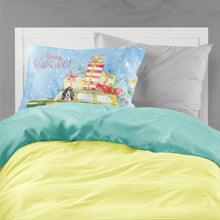 Load image into Gallery viewer, Merry Christmas Black Parti Cocker Spaniel  Standard Pillowcase – Artistic Decorative Front, White Back CK2450PILLOWCASE