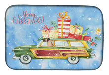 Load image into Gallery viewer, Merry Christmas Great Dane Dish Drying Mat – Absorbent, Artistic Kitchen Essentials CK2456DDM