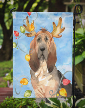 Load image into Gallery viewer, Christmas Lights Bloodhound Garden Flag - Outdoor Decorative Yard Flag CK2471GF