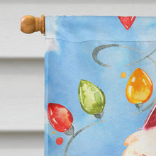 Load image into Gallery viewer, Christmas Lights Goldendoodle Flag Canvas House Size CK2478CHF