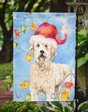 Load image into Gallery viewer, Christmas Lights Goldendoodle Garden Flag - Outdoor Decorative Yard Flag CK2478GF