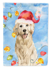 Load image into Gallery viewer, Christmas Lights Golden Retriever Flag Canvas House Size CK2479CHF