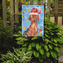 Load image into Gallery viewer, Christmas Lights Vizsla Garden Flag - Outdoor Decorative Yard Flag CK2480GF