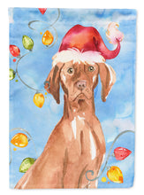 Load image into Gallery viewer, Christmas Lights Vizsla Garden Flag - Outdoor Decorative Yard Flag CK2480GF