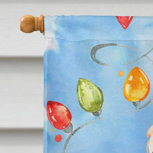 Load image into Gallery viewer, Christmas Lights Labradoodle Flag Canvas House Size CK2482CHF