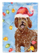 Load image into Gallery viewer, Christmas Lights Labradoodle Garden Flag - Outdoor Decorative Yard Flag CK2482GF