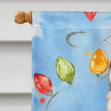 Load image into Gallery viewer, Christmas Lights Alaskan Malamute Flag Canvas House Size CK2484CHF