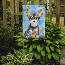 Load image into Gallery viewer, Christmas Lights Schnauzer Garden Flag - Outdoor Decorative Yard Flag CK2485GF