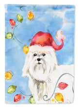 Load image into Gallery viewer, Christmas Lights Maltese Flag Canvas House Size CK2486CHF