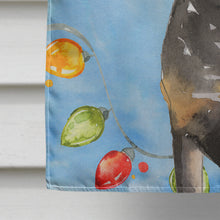 Load image into Gallery viewer, Christmas Lights Rottweiler Flag Canvas House Size CK2488CHF