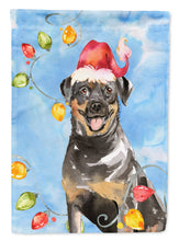 Load image into Gallery viewer, Christmas Lights Rottweiler Flag Canvas House Size CK2488CHF