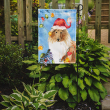 Load image into Gallery viewer, Christmas Lights Collie Garden Flag - Outdoor Decorative Yard Flag CK2489GF