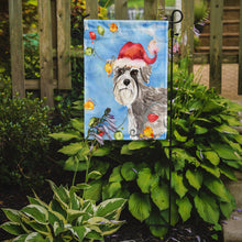 Load image into Gallery viewer, Christmas Lights Schnauzer #2 Garden Flag - Outdoor Decorative Yard Flag CK2490GF
