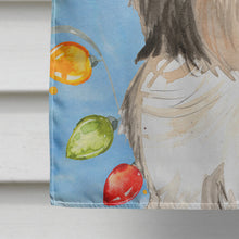Load image into Gallery viewer, Christmas Lights Shih Tzu Flag Canvas House Size CK2493CHF