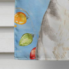 Load image into Gallery viewer, Christmas Lights Siberian Husky Flag Canvas House Size CK2495CHF