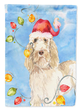 Load image into Gallery viewer, Christmas Lights Spinone Italiano Flag Canvas House Size CK2496CHF