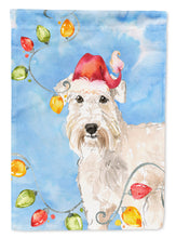 Load image into Gallery viewer, Christmas Lights Wheaten Terrier Flag Canvas House Size CK2499CHF