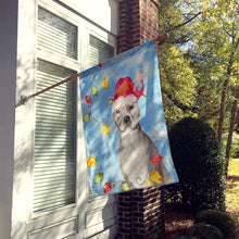 Load image into Gallery viewer, Christmas Lights Staffordshire Bull Terrier Flag Canvas House Size CK2502CHF