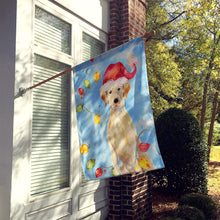 Load image into Gallery viewer, Christmas Lights Yellow Labrador Retriever Flag Canvas House Size CK2507CHF
