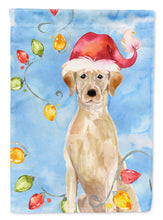 Load image into Gallery viewer, Christmas Lights Yellow Labrador Retriever Flag Canvas House Size CK2507CHF