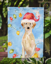 Load image into Gallery viewer, Christmas Lights Yellow Labrador Retriever Garden Flag - Outdoor Decorative Yard Flag CK2507GF