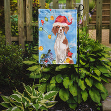 Load image into Gallery viewer, Christmas Lights Brittany Spaniel Garden Flag - Outdoor Decorative Yard Flag CK2508GF