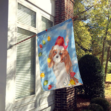 Load image into Gallery viewer, Christmas Lights Blenheim Cavalier Spaniel Flag Canvas House Size CK2509CHF