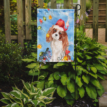 Load image into Gallery viewer, Christmas Lights Blenheim Cavalier Spaniel Garden Flag - Outdoor Decorative Yard Flag CK2509GF