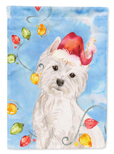 Load image into Gallery viewer, Christmas Lights Westie Garden Flag - Outdoor Decorative Yard Flag CK2511GF