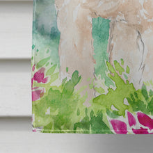 Load image into Gallery viewer, Mountian Flowers Wheaten Terrier Flag Canvas House Size CK2515CHF