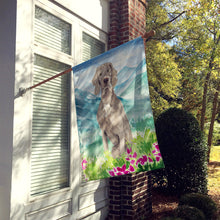 Load image into Gallery viewer, Mountian Flowers Weimaraner Flag Canvas House Size CK2517CHF
