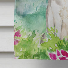 Load image into Gallery viewer, Mountian Flowers Siberian Husky Flag Canvas House Size CK2519CHF