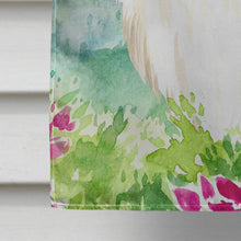Load image into Gallery viewer, Mountain Flowers Sheltie Flag Canvas House Size CK2522CHF