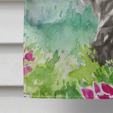 Load image into Gallery viewer, Mountain Flowers Scottish Terrier Flag Canvas House Size CK2523CHF