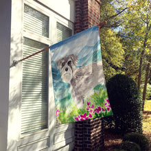 Load image into Gallery viewer, Mountain Flowers Schnauzer #1 Flag Canvas House Size CK2524CHF