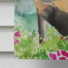 Load image into Gallery viewer, Mountain Flowers Rottweiler Flag Canvas House Size CK2526CHF